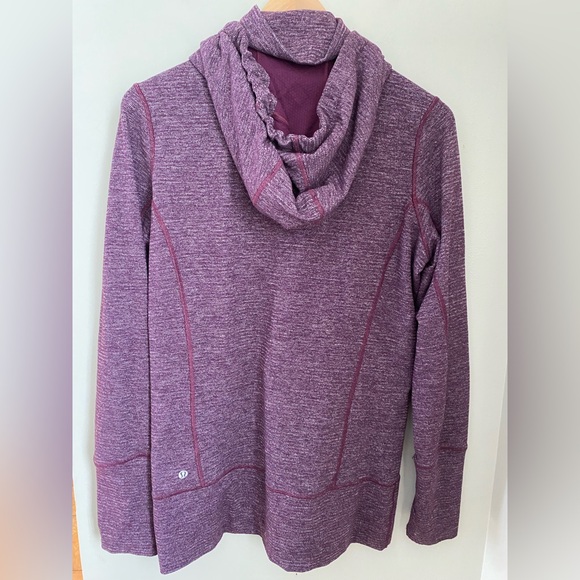 Lululemon Stride Jacket Mini Check Pique Plum Size 10 - Picture 5 of 16